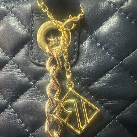 Isabella Rhea Italian Leather Chain Strap Satchel bag - Picture 7 of 15